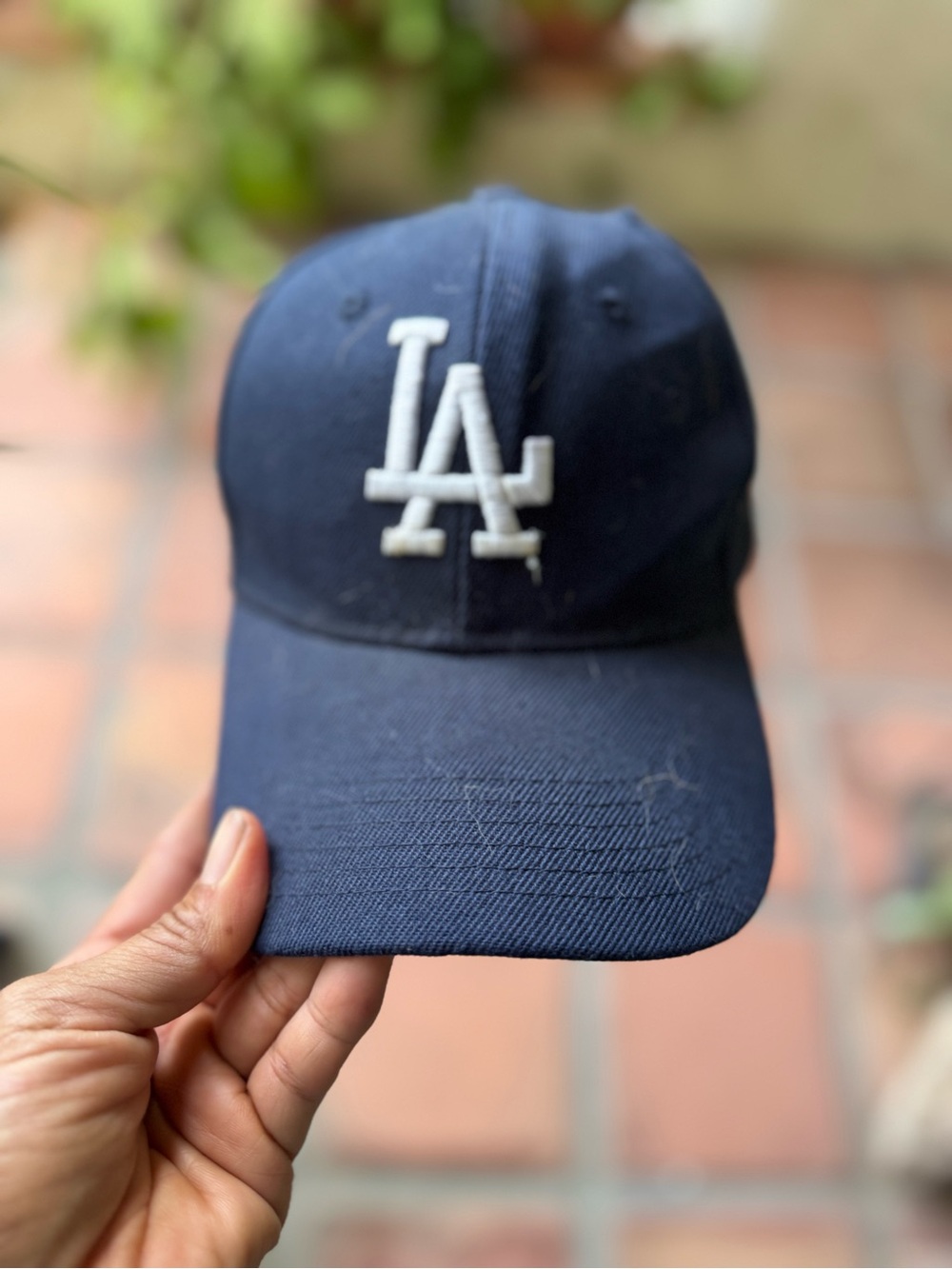MLB Los Angeles Dodgers Navy Cap with White LA Emblem